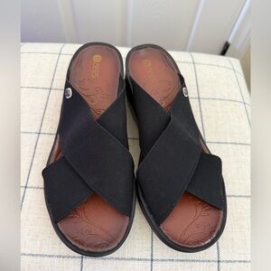 Bzees Black Women's Sandals